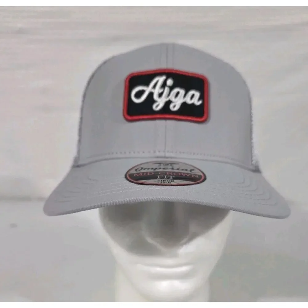 Imperial Golf Hat Snapback Gray AJGA American Junior Golf One Size Rope